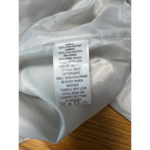 Susan Graver Faux Suede Zip-Up Jacket Beige With Stand Collar Women's Size 2X - Picture 6 of 8